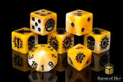 Go for Gold - Bloody Football Dice (Set of 7) (ONLINE ORDER ONLY)