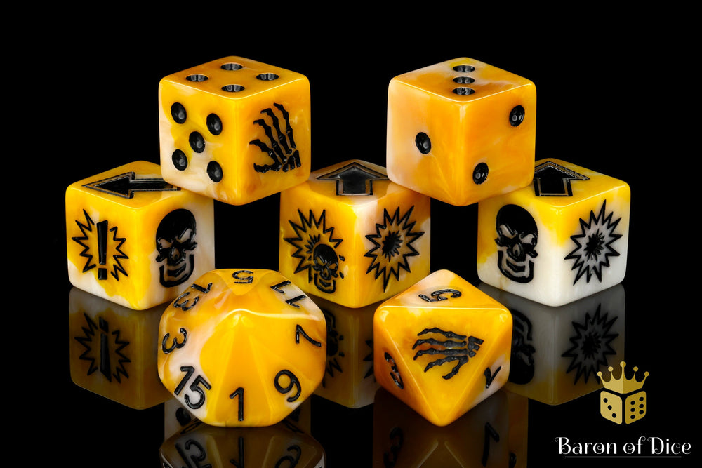 Go for Gold - Bloody Football Dice (Set of 7) (ONLINE ORDER ONLY)
