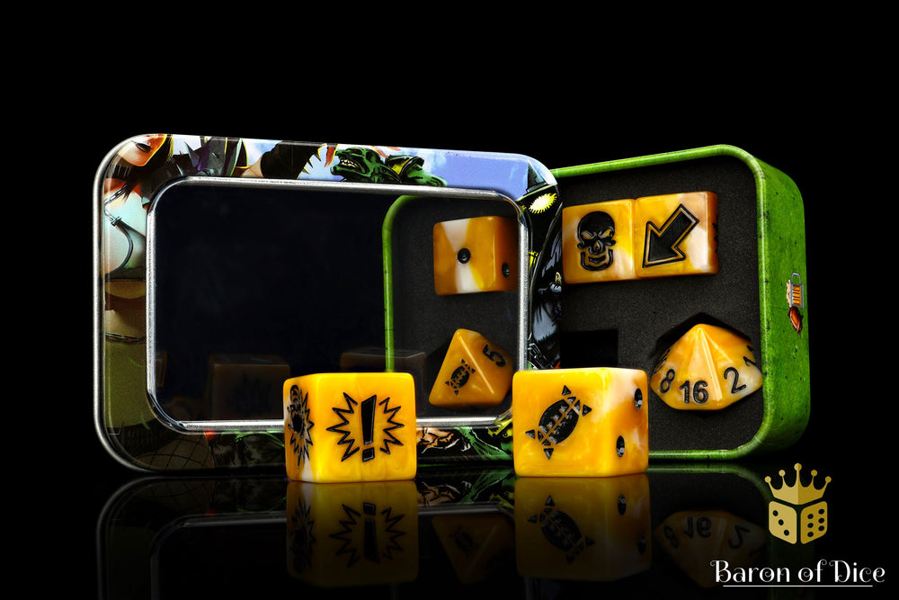 Go for Gold - Bloody Football Dice (Set of 7) (ONLINE ORDER ONLY)