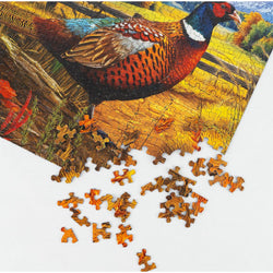 Golden Fields Pheasant 500 Piece Jigsaw Puzzle Springbok (ONLINE ORDER ONLY)
