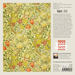 Golden Lily by William Morris 1000 Piece Jigsaw Puzzle Flame Tree (ONLINE ORDER ONLY)