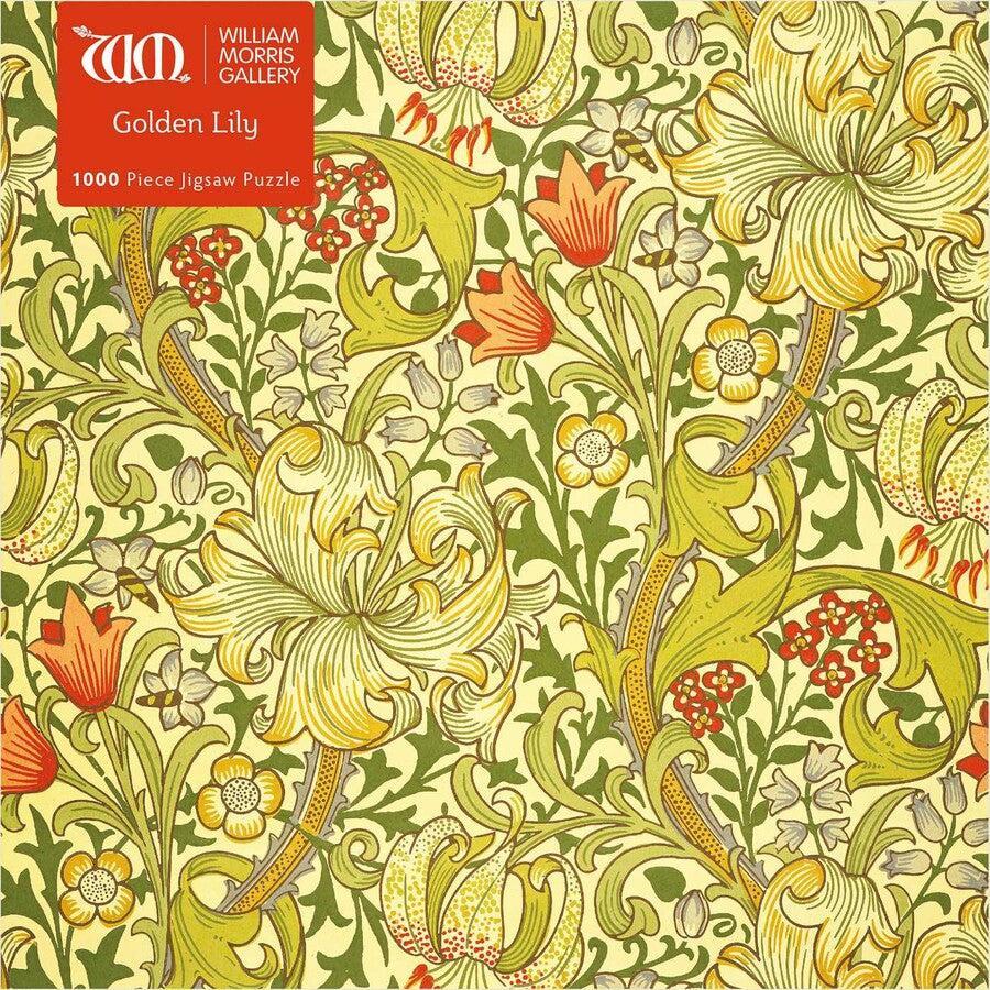 Golden Lily by William Morris 1000 Piece Jigsaw Puzzle Flame Tree (ONLINE ORDER ONLY)