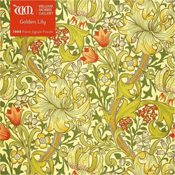 Golden Lily by William Morris 1000 Piece Jigsaw Puzzle Flame Tree (ONLINE ORDER ONLY)