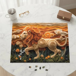 Golden Lion 1000 Piece Jigsaw Puzzle Final Piece (ONLINE ORDER ONLY)