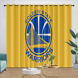 Golden State Warriors Curtains Blackout Window Drapes Room Decoration (Online Order Only)