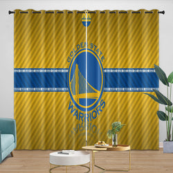 Golden State Warriors Curtains Blackout Window Drapes Room Decoration (Online Order Only)