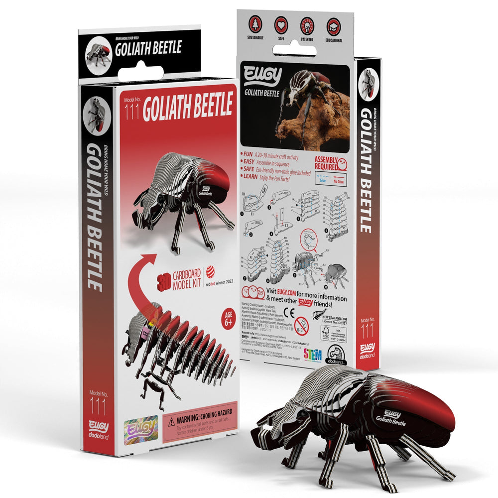 Goliath Beetle 3D Cardboard Model Kit Eugy (ONLINE ORDER ONLY)