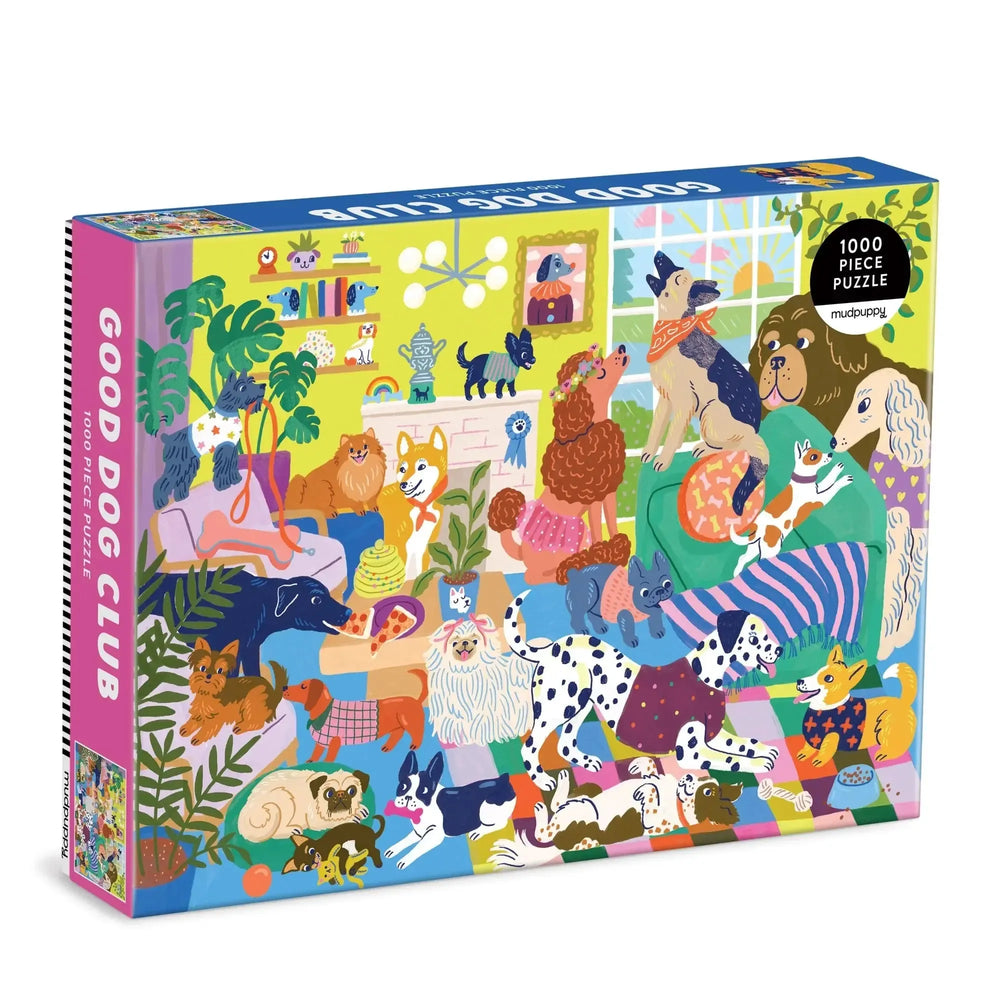 Good Dog Club 1000 Piece Jigsaw Puzzle Mudpuppy (ONLINE ORDER ONLY)