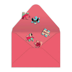 Good Luck Greeting Card 60 Piece Jigsaw Puzzle Galison (ONLINE ORDER ONLY)
