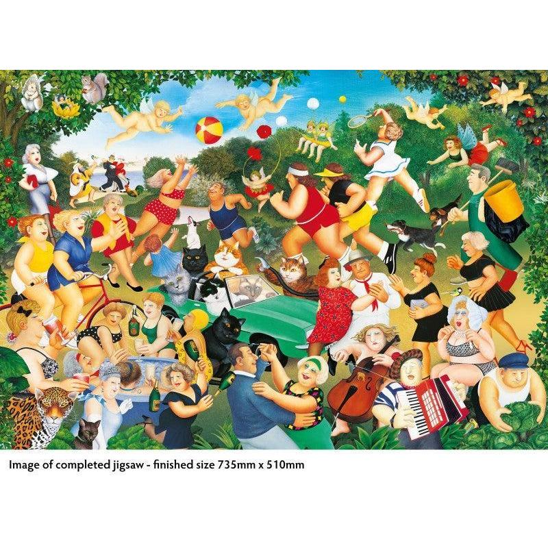 Good Times by Beryl Cook 1000 Piece Jigsaw Puzzle Flame Tree (ONLINE ORDER ONLY)