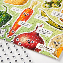 Googly Food 1000 Piece Jigsaw Puzzle (+Googly Eyes) Brass Monkey (ONLINE ORDER ONLY)