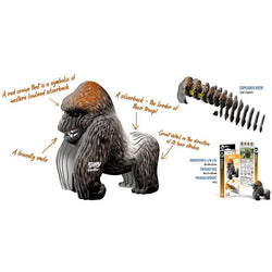 Gorilla 3D Cardboard Model Kit Eugy (ONLINE ORDER ONLY)