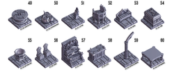 3D Printed Cast n Play Death x Tiles Complete Gothic Set 28mm 32mm D&D (Online Only)