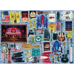 Grand Ole Opry Collage 1000 Piece Jigsaw Puzzle Eurographics (ONLINE ORDER ONLY)