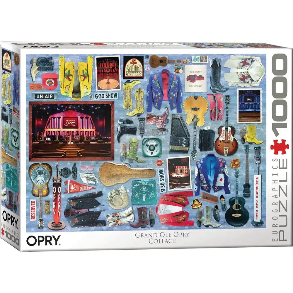 Grand Ole Opry Collage 1000 Piece Jigsaw Puzzle Eurographics (ONLINE ORDER ONLY)