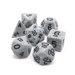 Granite Malphite - 7 Piece DnD Dice Set | Acrylic RPG Gaming Dice (ONLINE ORDER ONLY)