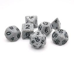 Granite Malphite - 7 Piece DnD Dice Set | Acrylic RPG Gaming Dice (ONLINE ORDER ONLY)