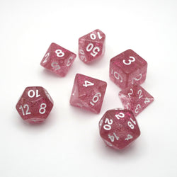 Essence of Grapefruit - 7 Piece DnD Dice Set | Acrylic RPG Gaming Dice (ONLINE ORDER ONLY)