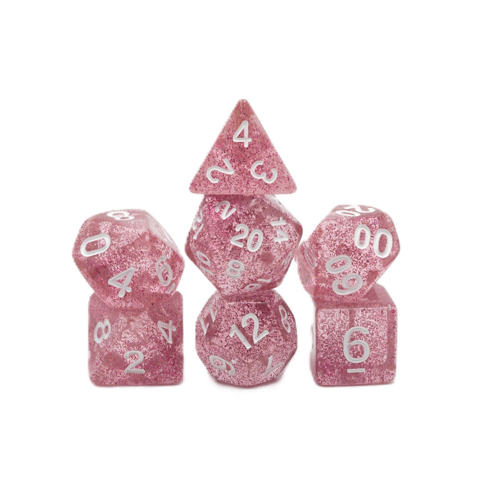 Essence of Grapefruit - 7 Piece DnD Dice Set | Acrylic RPG Gaming Dice (ONLINE ORDER ONLY)