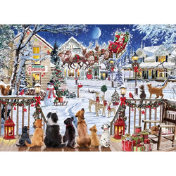 Greeting Santa 1000 Piece Jigsaw Puzzle Gibsons (ONLINE ORDER ONLY)