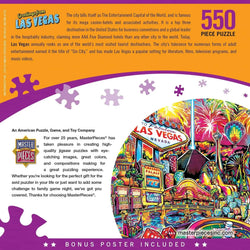 Greeting from Las Vegas 550 Piece Jigsaw Puzzle MasterPieces (ONLINE ORDER ONLY)