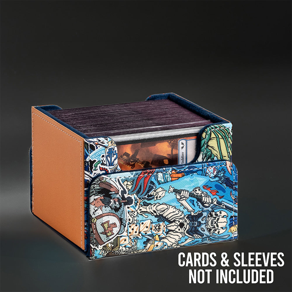 100+ XL Deck Box | Grimdark Collage (ONLINE ORDER ONLY)