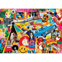 Groovy Times Flashbacks 1000 Piece Jigsaw Puzzle MasterPieces (ONLINE ORDER ONLY)