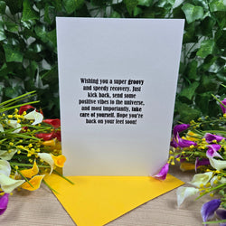 Groovy Get Well Soon Card (ONLINE ORDER ONLY)