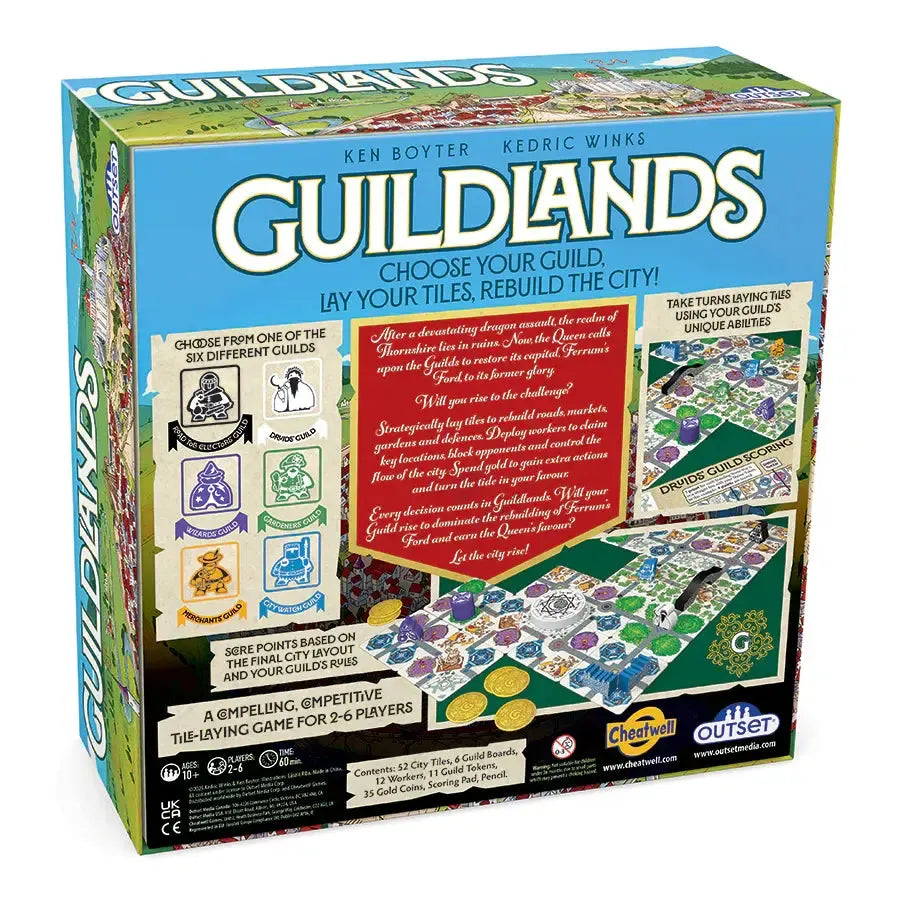 Guildlands - Strategic Tile City Building Game - Outset (ONLINE ORDER ONLY)