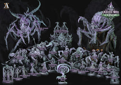 3D Printed Archvillain Games Arachnis Ascended The Queen's Web Underworld 28 32mm D&D (Online Only)