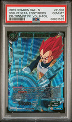 2019 DRAGON BALL SUPER OFFICIAL  SSG VEGETA, ENGY/GODS #P-098 PSA 10 (Online Order Only)