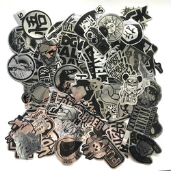 Rock Band Logo Stickers 10/30/50/100PCS for Car, Skateboard, Bike, Laptop, Motorcycle, Phone, Kid Toy (ONLINE ORDER ONLY)