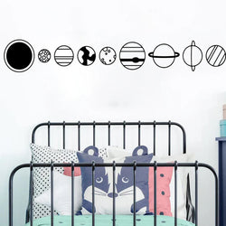 Astronaut Space Wall Sticker Kids Room Planet Star Decal Nursery Decor (Online Order Only)