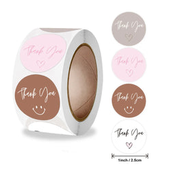 Smile Face Sticker 500 Pcs/roll For Kids Reward Sticker Yellow Dots Labels Happy Smile Face Expression Sticker Kids Toys (ONLINE ORDER ONLY)