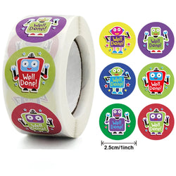 100-500PCS Cute Cartoon Animal Stickers Teacher Reward Sticker for Kids Thank You DIY Handmade Gift decoration Labels Stationery (ONLINE ORDER ONLY)