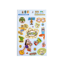 2Pcs Daydream Series Sticker Hand Account DIY Album Decoration Scrapbooking Stickers Kawaii Cartoon Stationery (ONLINE ORDER ONLY)