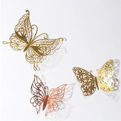 3D Butterfly Wall Stickers Set - Self Adhesive Home Decor Decals (ONLINE ORDER ONLY)