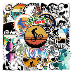 10/30/50PCS Mountain Bike MTB Graffiti Stickers Bicycle Car Laptop Skateboard Phone Motorcycle Guitar Cool Decals Kid Sticker (ONLINE ORDER ONLY)