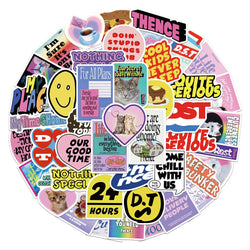 Cute Decorative Stickers for Laptop, Luggage, Skateboard - 10/30/50PCS (Online Order Only)