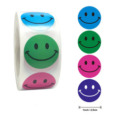 Stickers 500 Pcs/roll  Face Encouragement Reward Sticker Children Toy Decoration Sticker Label (Online Order Only)