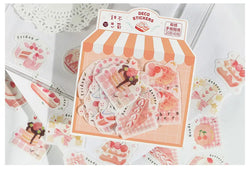 40Pcs/lot Sweet Life Series Stickers Scrapbooking Decorative Sticker DIY Diary Album Stick Label Escolar Cute Stationery Gift (Online Order Only)