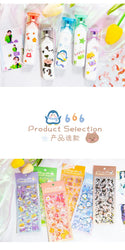 4 Sheets Star Cruise Series Sticker Cute Animals Scrapbooking Decorative Sticker DIY Diary Album Stick Label Kawaii Stationery (ONLINE ORDER ONLY)