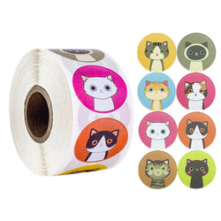 100-500pcs Reward Cute Animals Sticker for Kids Classic Toy Decoration School Teacher Supplies Encouragement Sticker (Online Order Only)