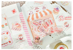 40Pcs/lot Sweet Life Series Stickers Scrapbooking Decorative Sticker DIY Diary Album Stick Label Escolar Cute Stationery Gift (Online Order Only)