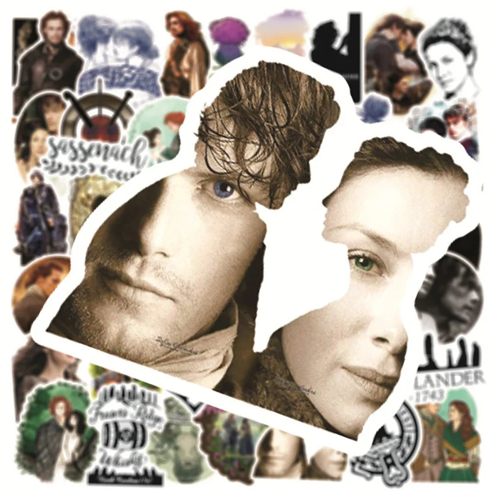 10/30/50PCS Outlander TV Show Sticker Pack (ONLINE ORDER ONLY)