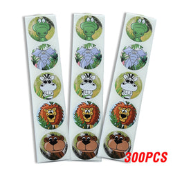 100-500pcs Spanish Reward Stickers Encouragement Sticker Roll For Kids Motivational Stickers With Cute Animals For Students (ONLINE ORDER ONLY)