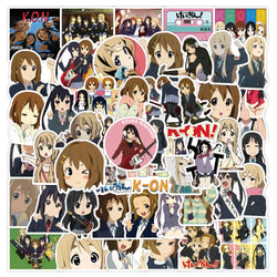 Anime Girl Cartoon Sticker Pack - Laptop, Guitar, Bike, Skateboard, Gift Toy Wholesale (ONLINE ORDER ONLY)
