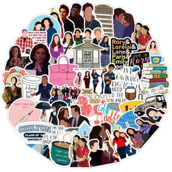 Gilmore Girls Stickers Pack: Waterproof Decals for Bike, Skateboard, Laptop, Luggage (Online Order Only)