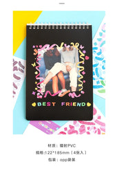 4 Sheets Color Collection Series Laser Sticker Ins Scrapbooking Decorative Sticker DIY Diary Album Stick Label Kawaii Stationery (ONLINE ORDER ONLY)