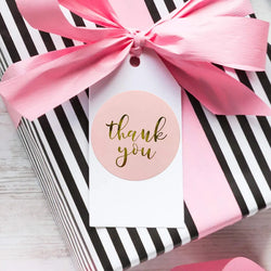 100-500pcs Round Clear Merry Christmas Stickers Thank You Card Box Package Label Sealing Stickers Wedding Decor Stationery (ONLINE ORDER ONLY)
